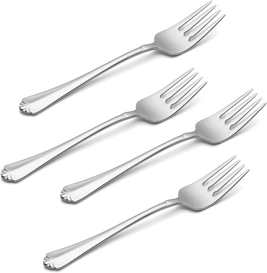 Oneida Julliard Flatware, Set of 4 , 18/10 Stainless Steel, Silver