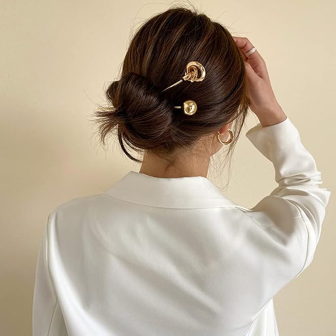 8 Pcs Metal Hair Sticks Vintage Hair Chopsticks Updo Chignon Pins Classical Hair Fork Chinese Hair Jewelry Accessories for Long Hair Women