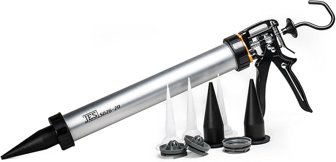 JES 20 oz. 26:1 High Thrust Sausage and Bulk Caulk Gun