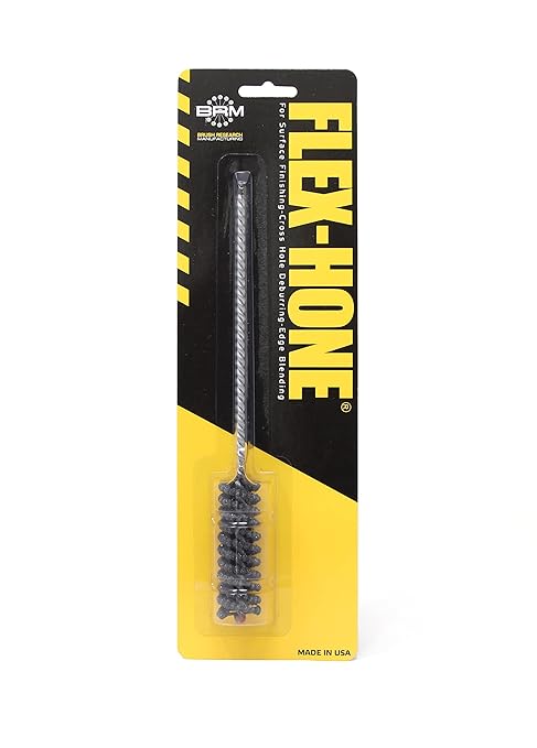 Brush Research BC5880 FLEX-HONE®, 5/8" (16mm) Diameter, 80 Grit, Silicon Carbide, for Mild Steel, Stainless Steel, Cast Iron and Softer Ferrous Materials