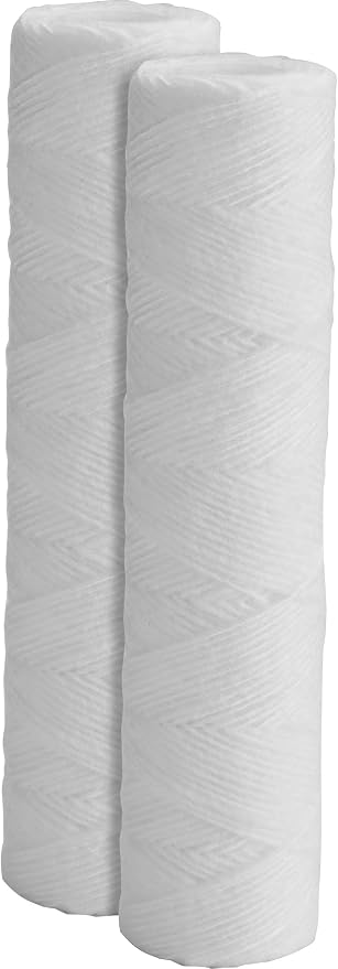 GE FXWSC Whole House Water Filter, Replacement for Water Filtration System, NSF Certified: Reduces Sediment, Rust & Other Impurities, Replace Every 3 Months for Best Results, (Pack of 12)