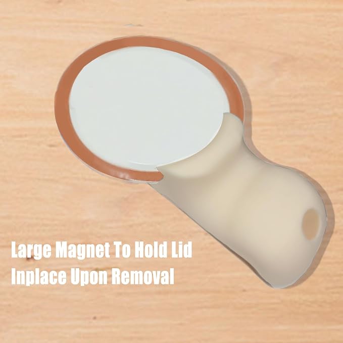 Mason Jar Opener and Canning Tool, Compatible with Mason Jar Lids, Releases Vacuum Seal on Wide Mouth and Regular Mouth, Magnetic Lid Lifter for Canning, Pickling