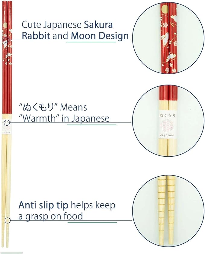 JapanBargain, 1 Pair Extra-Long Bamboo Cooking Chopsticks (Saibashi), Japanese Deep Fry Tempura Chop Sticks, Shabu-Shabu & Hot Pot, Reusable, Long-Reach Kitchen Utensils, 13-inch, Made in Japan