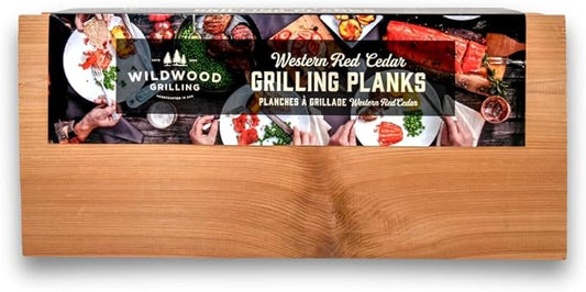 8-Pack 7x15 Cedar Grilling Planks for Whole Salmon Filet
