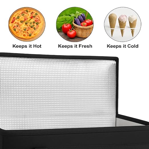 musbus 2Pack Cooler Bag Insulated Grocery Bags Large Freezer Shopping Cooler Tote for Travel Groceries Beach Thermal Food Delivery Bag to Keep Frozen Food Cold and Hot Food