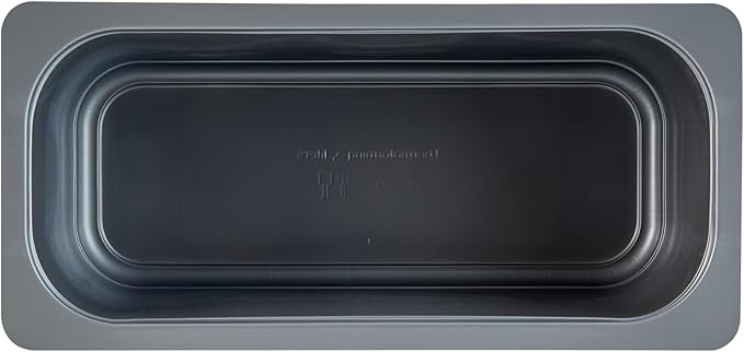 Restaurantware-RW Base 5 Quarts Ice Cream Containers, 100 Rectangle Disposable Containers - Durable, With Clear Lid, Black Plastic Box, For Ice Creams, For Cafes