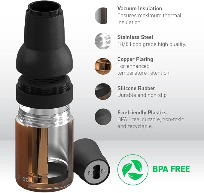 Asobu Frosty Beer Holder 2 Go Vacuum Insulated Double Walled Stainless Steel Beer Can and Bottle Cooler with Beer Opener, Bpa Free, Fits Standard 12oz Bottles & Cans, Gift for Beer Lovers