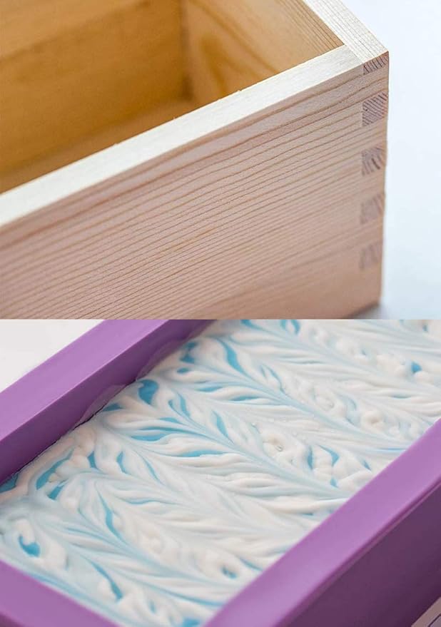 Silicone soap molds -Soap Cutting Tool Set Wooden Bamboo (Shrink Wrap Bags 3)