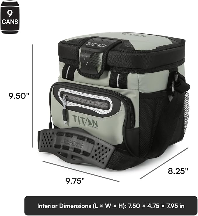 Titan by Arctic Zone Deep Freeze Cooler - Zipperless Hardbody Cooler - Deep Freeze Insulation, HardBody Liner, and SmartShelf