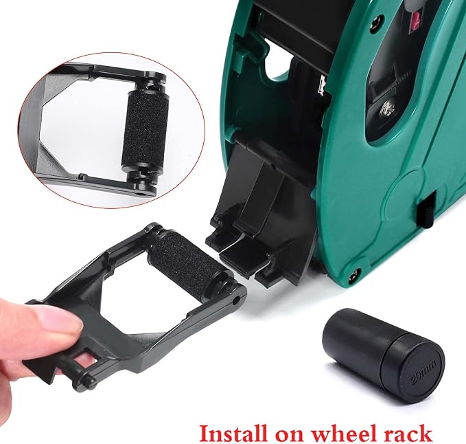 MX-5500 8 Digits Price tag Gun with 5000 Sticker Labels and 3 Ink Refill, Label Maker Pricing Gun Kit Numerical Tag Gun for Office, Retail Shop, Grocery Store (A/Green)