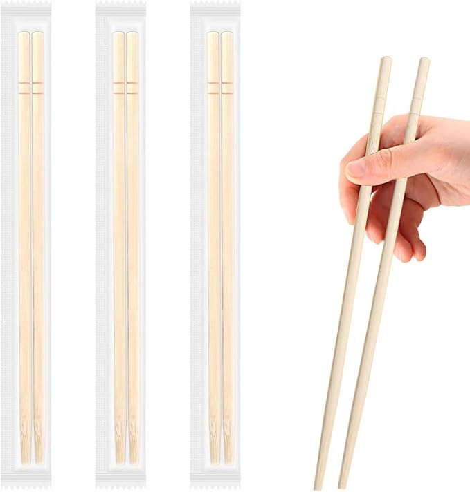 8.5 Inch X 100 Pairs Disposable Chopsticks,Simplea and Minimalistic Design,More Size Choices 7"/8.5"/9.5"/12"