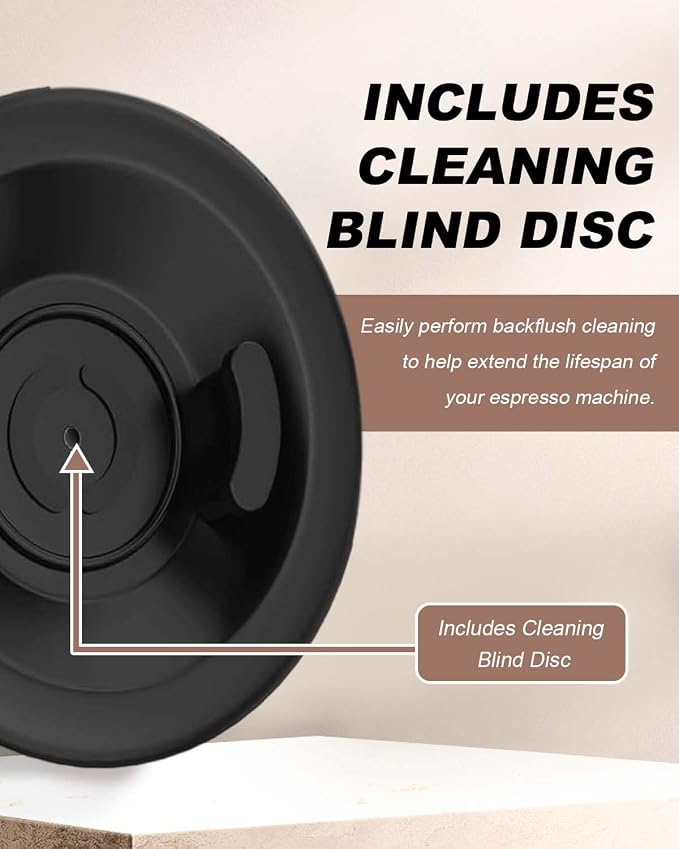 [1 Pack] 54mm Dual Wall Espresso Basket for Breville 2-Cup,Classic Series | 18-22g capacity. Compatible with Breville 54mm espresso machines, including Bambino, Barista Express, Pro & more