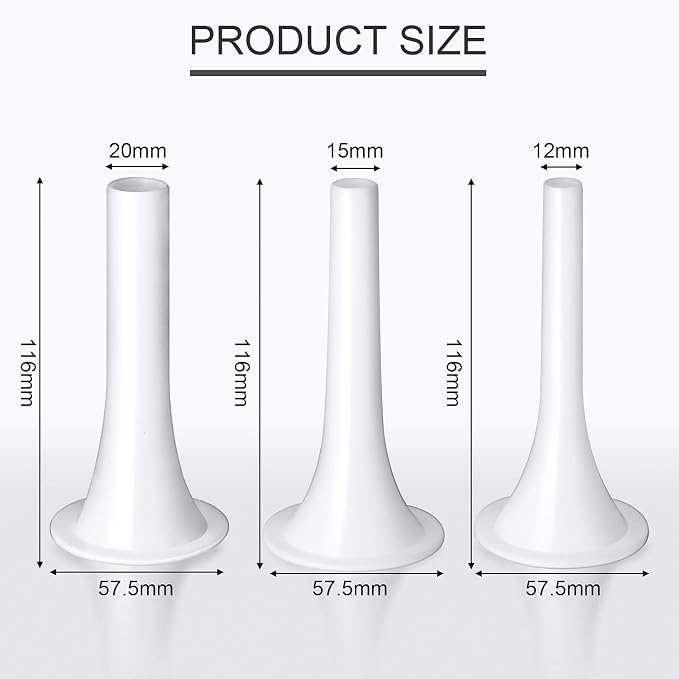 Mudder Sausage Stuffer Manual Maker Plastic Meat Filler Funnel Tubes Filling Tool for Hand Operated Food Grinder for Holiday Household Use