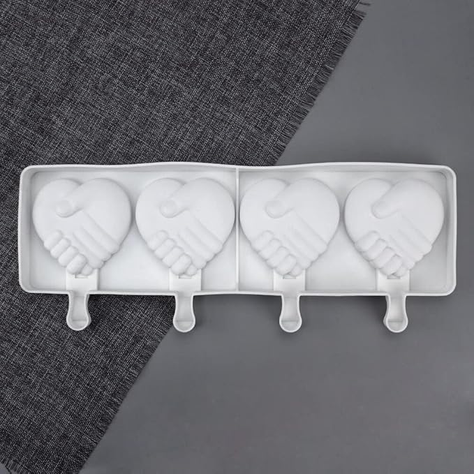 Surakey Ice Cream Silicone Mold Popsicle Silicone Mold Soft and Smooth Mould for DIY Homemade Ice-Lolly Ice Cream Ice Candy Cake Pop Maker Mold Non-Stick & Easy Release, Type 15