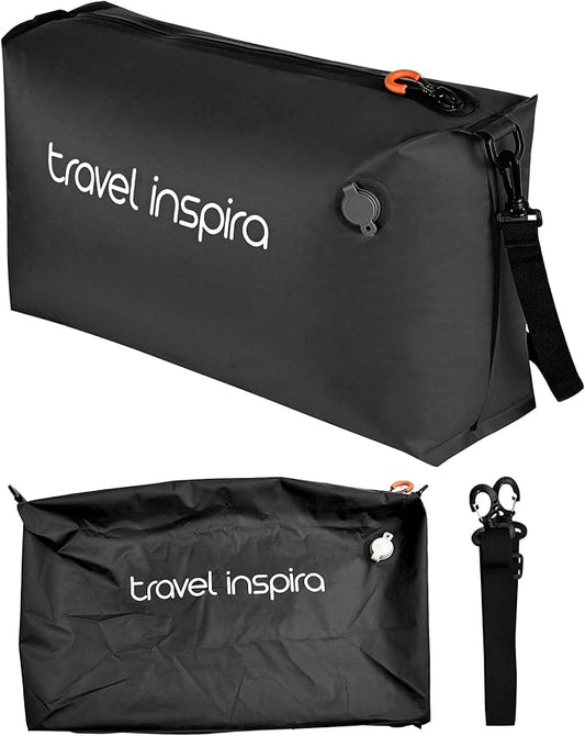 Vacuum Bags for Travel Luggage, Reusable Compression Bags for Carry On Suitcases and Backpack, Vacuum Seal Packing Cube for Cloth (1PC No Pump)
