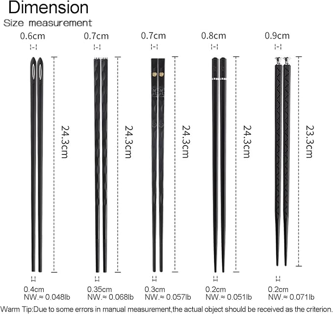 5 Pairs Food Grade PET+Glass Fiber Alloy Polymer Laser Engraving Japanese Metal Chopsticks, Squared Edge Non-Slip Chop Sticks Pack Reusable Gift with Case