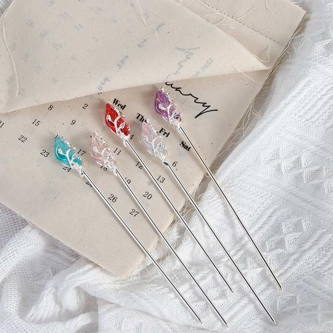 Leadigol Hair Stick Jewelry Headwear Hair Fork Classic Hanfu Accessories Metal Vintage Hair Chopsticks