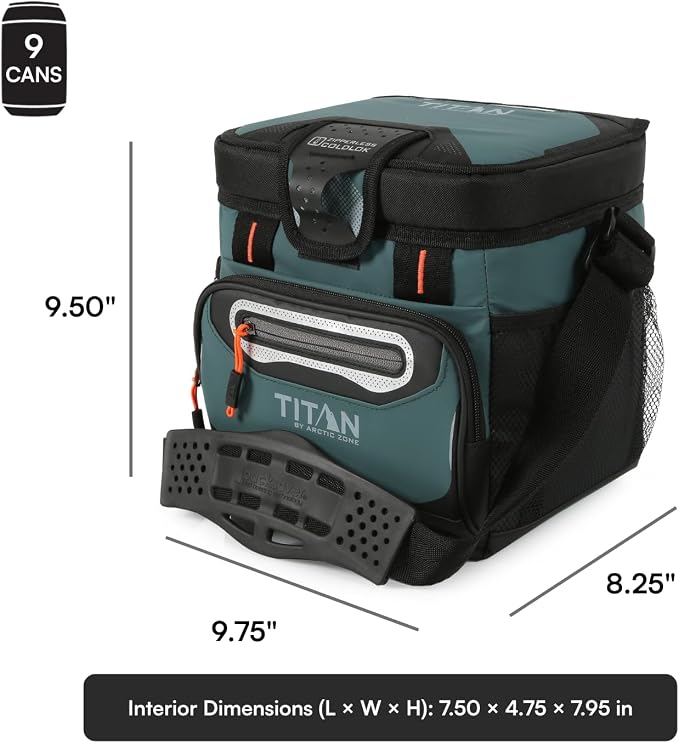 Titan by Arctic Zone Deep Freeze Cooler - Zipperless Hardbody Cooler - Deep Freeze Insulation, HardBody Liner, and SmartShelf