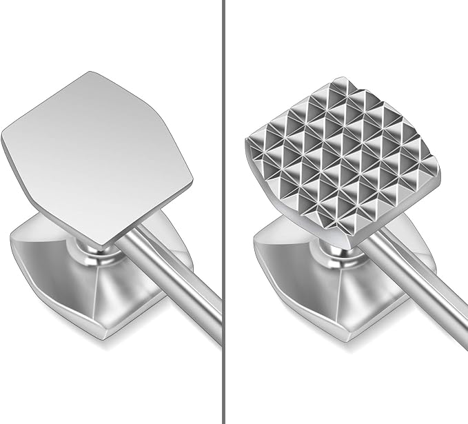 Aliglow Meat Tenderizer Hammer Tool Mallet Pounder for Kitchen Tenderizing Steak Beef Poultry