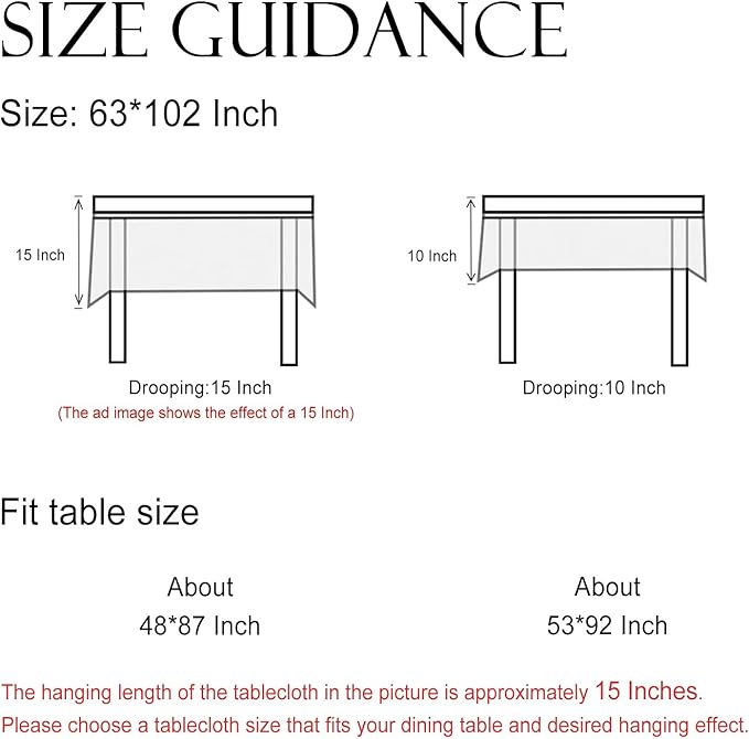 ISAENNE Designer Green Linen Long Rectangle Tablecloth,Floral French Country Indoor Table Cloth,Stain Resistant Home Decor Tablecloths for Dining Kitchen Thanksgiving Party,63"*102"-Brune