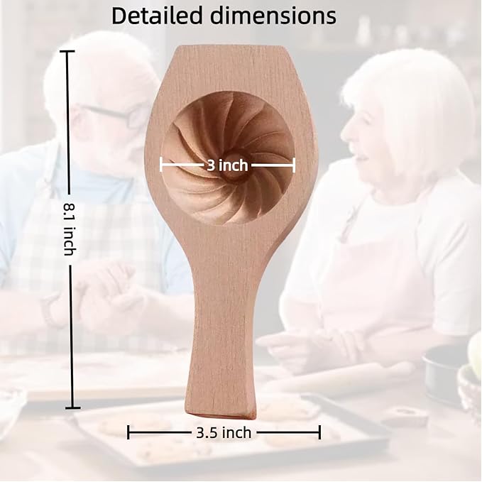 Wooden Bao Bun Maker,Baozi Maker Machine,Wooden Steam Bun Mold,This Kitchen Appliances And Gadgets Is the Best Gift for Asian Food Enthusiasts And Dumpling Maker (Steamed Bun A)