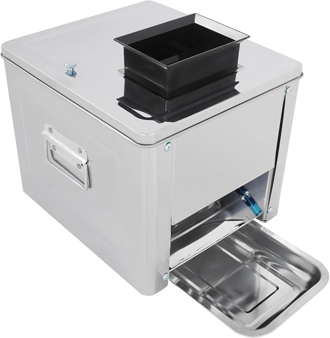 Meat Cutter Machine, 850W Electric Meat Slicer Shredded Cutting Machine, 7mm Commercial Stainless Steel Blade Shredder, 330lbs/h for Boneless Pork Chicken Fish Vegetables (7mm)