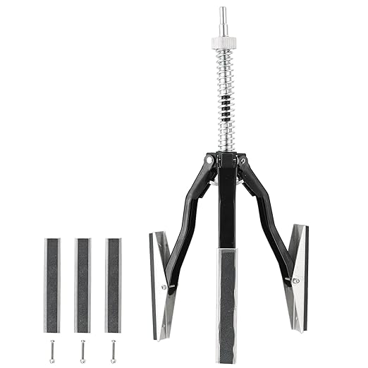 Engine Cylinder Hone Adjustable Deglazer Set for Grinding Holes from 2" to 7" in Diameter, Adjustable Brake Piston Honing Tools with Extra 3-Piece 4" Long Stones 220 Grit (4")