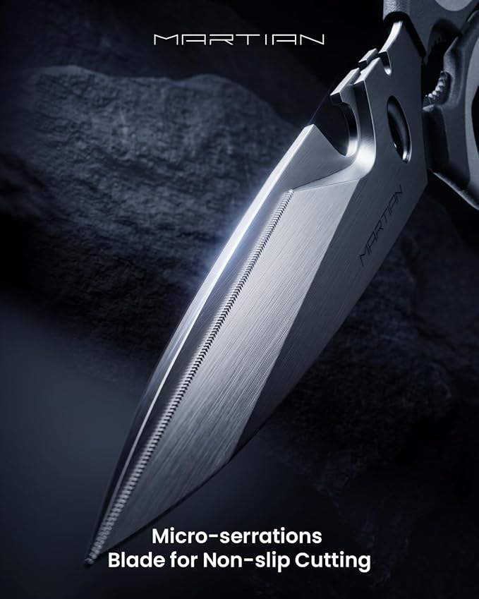 8“ Sharp Heavy Duty Kitchen Scissors, Multi Purpose Kitchen Shears for Food | food scissors dishwasher safe, scissors all purpose heavy duty,heavy duty scissors, metal shears, sharp scissors