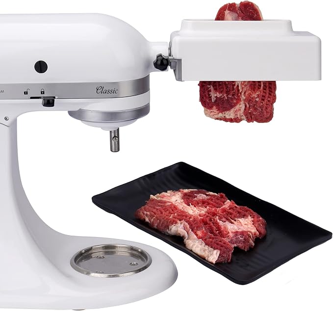 [UPGRADE] Meat Tenderizer Attachment for All KitchenAid Household Stand Mixers | Mixers Accesssories Meat Tenderizers No More Jams and Break