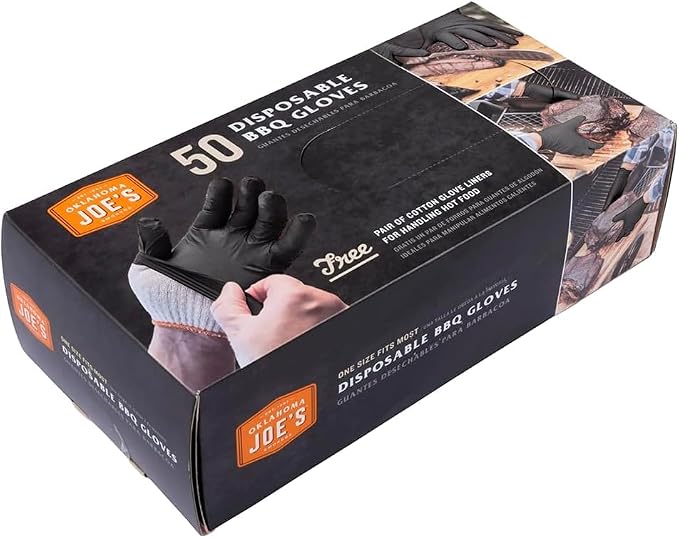 Char-Broil Oklahoma Joe's® Disposable BBQ Gloves,50-Count - 4386292R06,(Pack of 6)