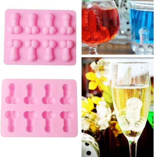 1 Pcs Funny Shape Silicone Mold for Birthday Single Party Baking Pan Handmade DIY Mousse Chocolate Fondant Soap Cake Ice Cube Mould Tool Novelty Cake Pans Set Kit H9-1