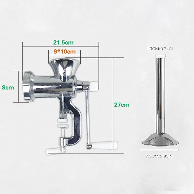 3 Pieces #12 Sausage Stuffer Grinder Tubes | Stainless Steel, Grinder Tubes for Size 10 and 12 Meat Grinder Food Maker Kit, for #12 Food Grinder