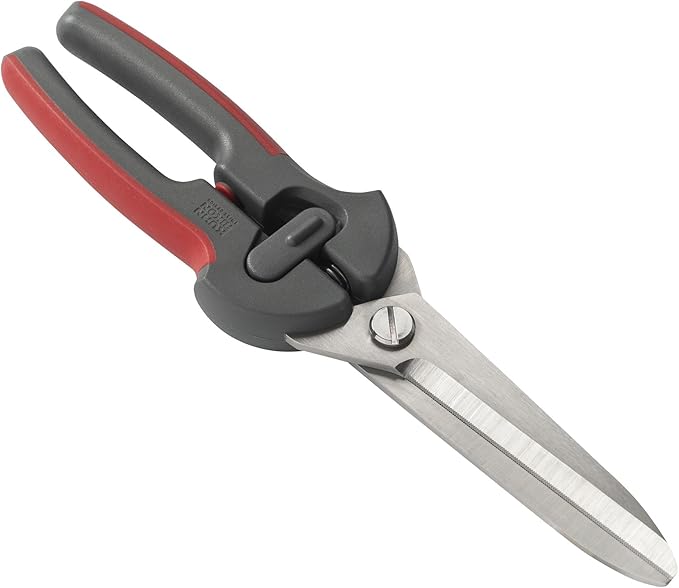 Kuhn Rikon Pro Kitchen Shears | Micro-Serrated Blades, Quick Release Spring, Self-Sharpening Blade