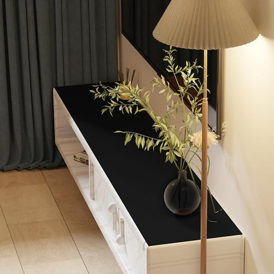 Dresser Cover Top - 16x36 Inch Waterproof Anti Overflow Can Cover Up Defects Protect The Surface of Furniture from Scratches Can Be Used for Dresser Bedside Table(Black+Gray 16x36)