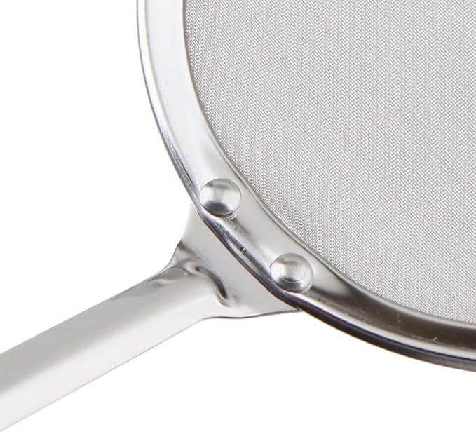 MyLifeUNIT Japanese Hot Pot Skimmer, Stainless Steel Mesh Food Strainer Foam and Grease Fishing Spoon 2.16 X 3.93 X 10.86 inches