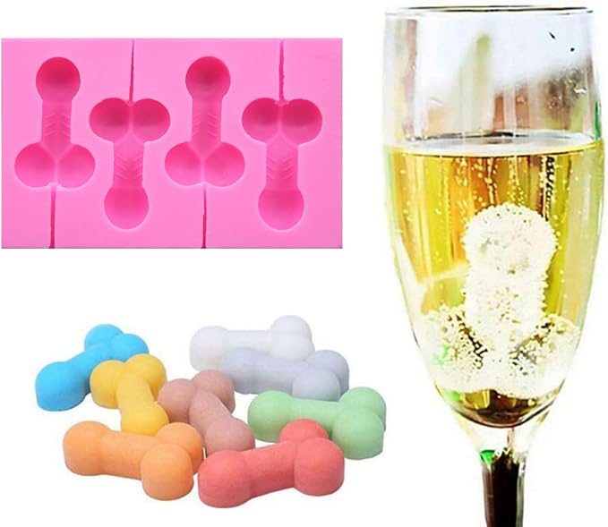 1 Pcs Funny Shape Silicone Mold for Birthday Single Party Baking Pan Handmade DIY Mousse Chocolate Fondant Soap Cake Ice Cube Mould Tool Novelty Cake Pans Set Kit H9-9