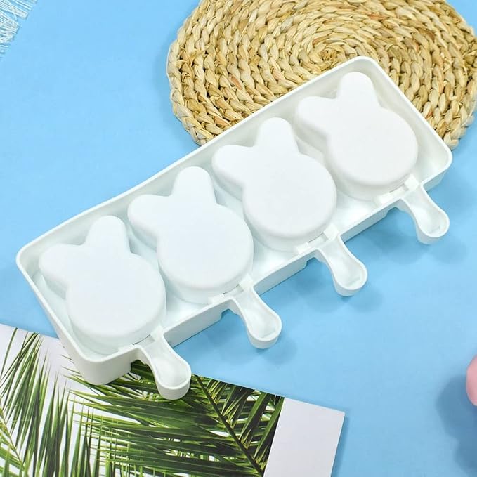 Soft & Smooth Silicone Popsicle Mould - DIY Homemade Ice Cream & Cake Pop Maker, Non-Stick & Easy Release, Type 22