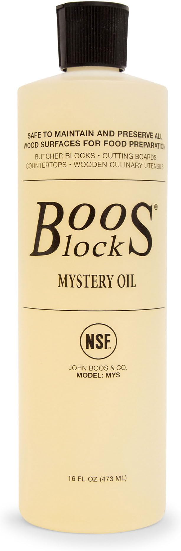 John Boos 3-Pack Mystery Oil, Food-Grade Care Set, 16 oz - All-Natural Maintenance Formula for Butcher Blocks, Cutting Boards, Wooden Countertops & Wood Culinary Utensils | All-Natural Maintenance Formula for Butcher Blocks, Cutting Boards, Countertops...