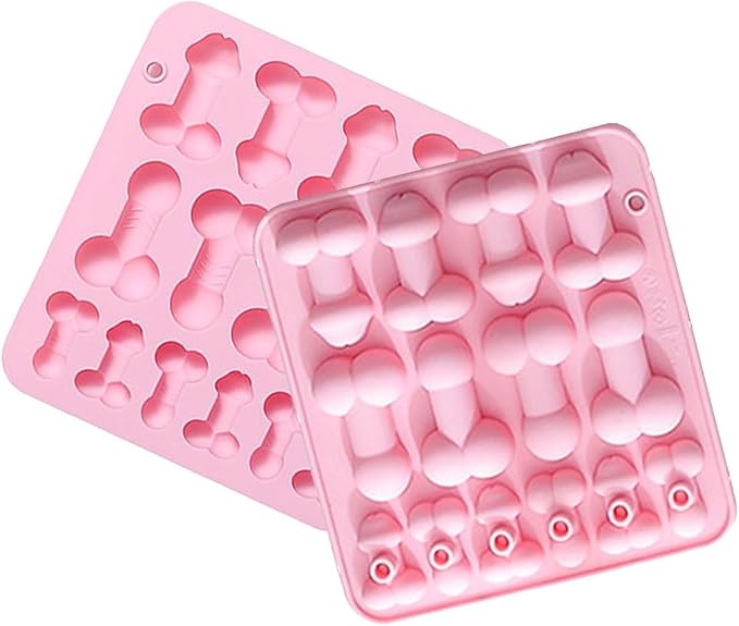 1 Pcs Funny Shape Silicone Mold for Birthday Single Party Baking Pan Handmade DIY Mousse Chocolate Fondant Soap Cake Ice Cube Mould Tool Novelty Cake Pans Set Kit H9-5