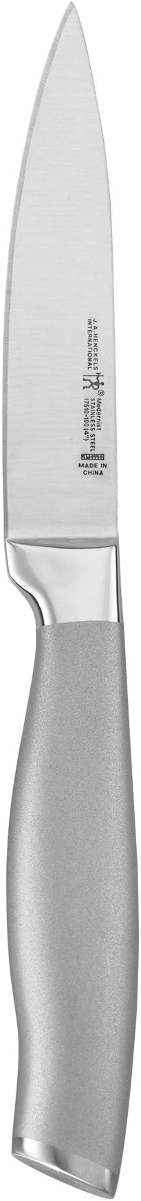 HENCKELS Modernist 4-inch Paring Knife, Razor-Sharp German Engineered Informed by 100+ Years of Mastery, Gray