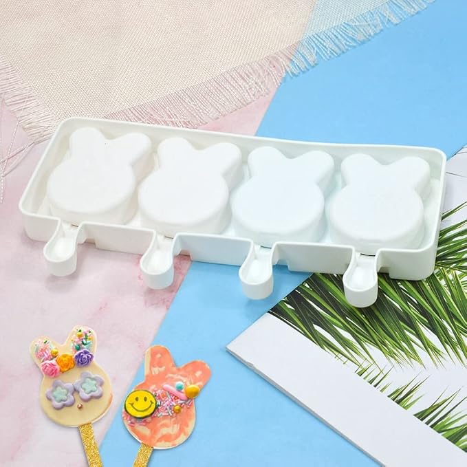 Soft & Smooth Silicone Popsicle Mould - DIY Homemade Ice Cream & Cake Pop Maker, Non-Stick & Easy Release, Type 22