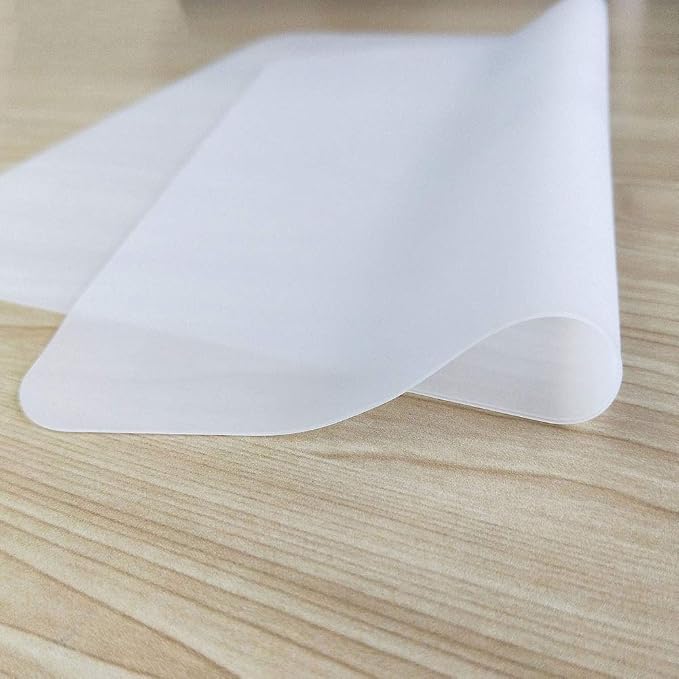 HomeDo Waterproof Silicone Placemats, Non-Stick Baking Mat, Non-Slip Dining Table Mat, Heat Resistant Insulation Countertop Protector Pads (Clear, 11.81"x15.75"-6pack) | Place Mats, Non-Stick & Non-Slip, Heat Resistant Insulation Pad, Multi-Use as Baki...