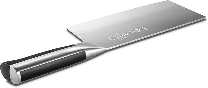 SHI BA ZI ZUO 7 Inch Cleaver Knife for Chopping Bones and Cutting Meat