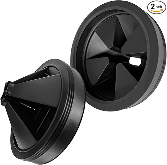 2pcs 3 1/8 Inch Garbage Disposal Sink Baffle Splash Guard, Garbage Disposal Quiet Cover Splash Guard, Quiet Collar Sink Baffle for Moen, Waste King, Whirlaway, GE Disposer