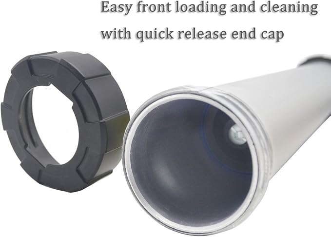 600ml Caulking Gun with Aluminum Barrel for 10oz/20oz Sausage Pack,10oz Cartridge and Bulk Application