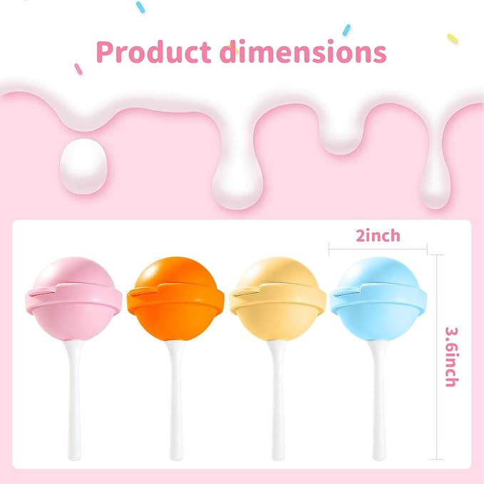 Silicone Lollipop Ice Cream Maker, 2026 New Homemade Popsicle Molds, DIY Popsicle Maker, Lollipop Ice Cream Mold, Reusable Popsicle Molds （4pcs）