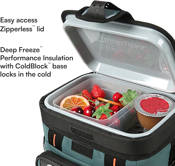 Titan by Arctic Zone Deep Freeze Cooler - Zipperless Hardbody Cooler - Deep Freeze Insulation, HardBody Liner, and SmartShelf
