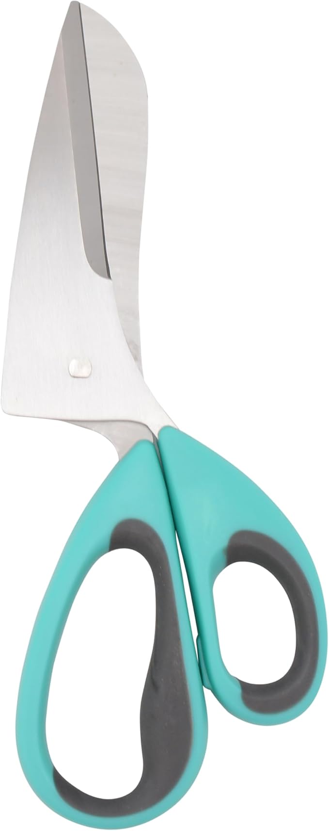 Westcott Titanium-Bonded Soft Handle Kitchen Pizza Scissors with Detachable Handles, Teal - 9-Inch Kitchen Shears for Cutting Pizza, Prepping Vegetables, and More