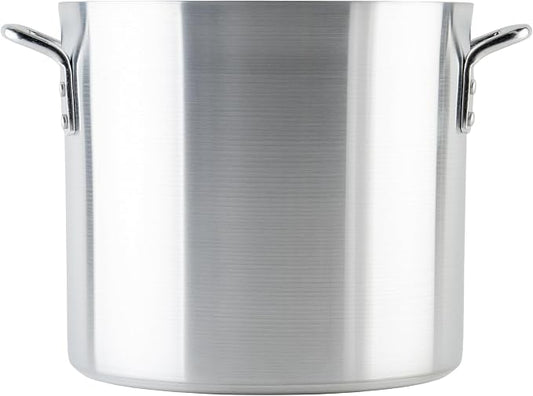 Winco 16 qt Elemental, Aluminum Stock Pot | Great for Stocks, Soups, Pasta and Batch Cooking