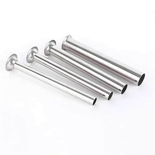 4 Sizes Stainless Steel Sausage Stuffing Tubes,Replacement for LEM 606,606SS,1606,1606SS Sausage Stuffers, Sausage Stuffer Funnels for LEM Sausage stuffersau